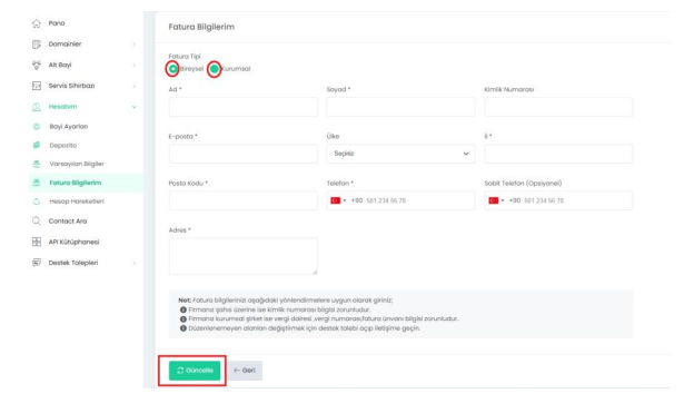 Bayilik Başvurusu ve Panel Ayarları Rehberi 27 Bayilik Başvurusu ve Panel Ayarları Rehberi