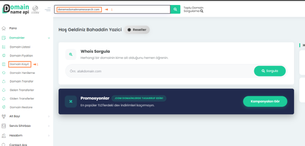 Domain Tescili Nasıl Yapılır ?