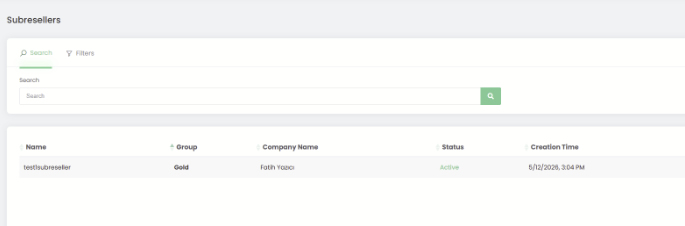 Sub-Reseller Management Guide Sub-Reseller Management Guide